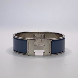 Lavender Enamel Hermes "Clic Clac H" Bracelet